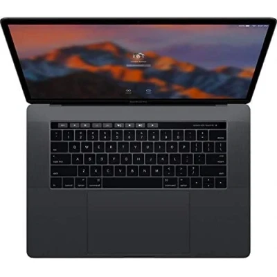 Image of Apple MacBook Pro 15.4&quot; with Touch Bar (i7 7700hq 2.8 GHz, 16 GB, 256 GB SSD) QWERTY US Keyboard MPTR2LL/A, Mid 2017 Space Gray (Renewed)