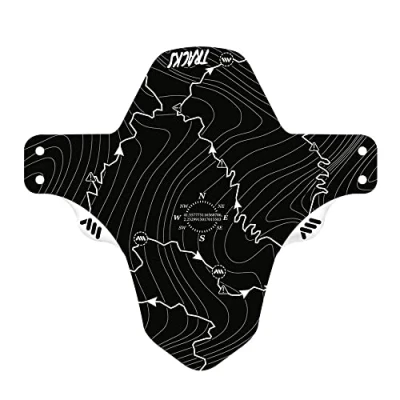 Image of All Mountain Style AMS Front Mudguard Protects You and Your Bike from Waste Dirt, Tracks White
