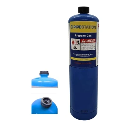 Image of 1x Propane 400g Bottle Disposable Gas Cylinder plumbers torch jet burner