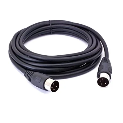 Image of HTGuoji 4 Pin DIN Male Plug Connector Cable, to Adapter Extension Cable for DVR Digital Video Recorder &amp; Audio Devices (3 Meter / 9.8 FT)