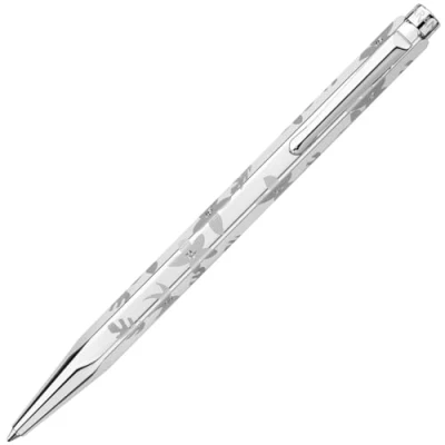 Image of Caran d&#039;Ache CD890.017 Ecridor Flowers Palladium Coated Ballpoint Pen