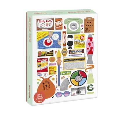 Image of In the 70s 1000 Piece Jigsaw Puzzle for Adults Premium 100% Recycled Board Retro Gifts Happily Puzzles