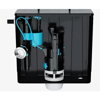 Image of Taps2Traps Universal Small Concealed Dual Flush Toilet Furniture Cistern