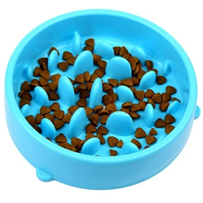 Image of H&amp;S Slow Feeder Dog Bowl Eating Interactive Down Feed Cat Feeding Pet Bloat Stop