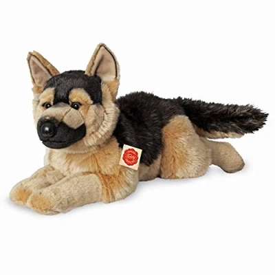Image of Teddy Hermann 91924 Shepherd Lying 23,6&quot;/60 cm, Soft Toy, Plush Toy