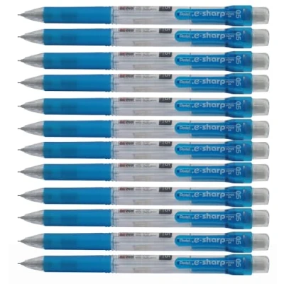 Image of Pentel 0.5 mm E Pencil Sky Blue (Pack of 12)