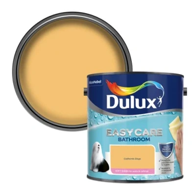 Image of Dulux Easycare bathroom Soft Sheen Paint California Days 2.5L