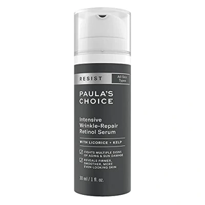 Image of Paula&#039;s Choice RESIST Anti Aging Retinol Serum Minimises Wrinkles &amp; Brown Spots Firmer Smoother Skin Suitable for Rosacea Prone with Vitamin C All Types 30 ml