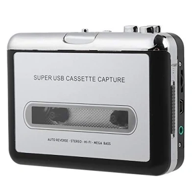 Image of Cassette to MP3 Capture,Tape PC Recorder CD Converter Capture Digital Audio Music Player,Portable Tape Player Captures Compatible with Laptops and Personal Computers