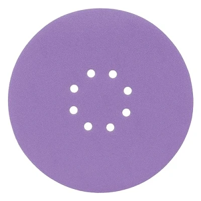 Image of Trend Aluminium Oxide 225mm Random Orbit 120 Grit Abrasive Sanding Disc, AB/225/120A, Pack of 10