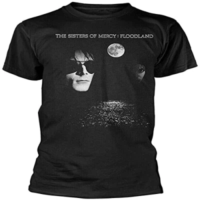 Image of FLOODLAND by Sisters of Mercy, The T Shirt Men Size M Black