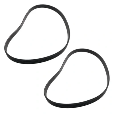 Image of LT Easiyl 2pcs 5PJ605 V Ribbed Belt Rubber Drive Replacement Compatible with SCHEPPACH HMS 850/1070 Trimmers (605x12mm)