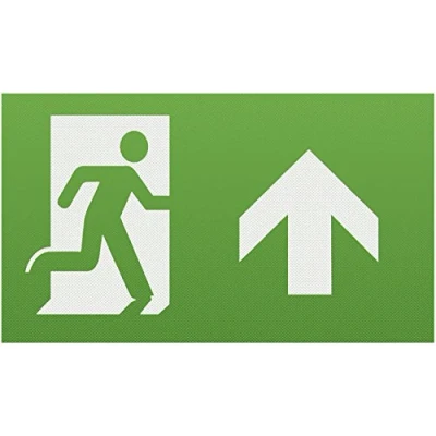 Image of KnightsBridge Emergency Lighting Legend Set (Pack of 2) Up Arrow