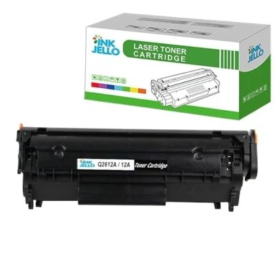 Image of InkJello Compatible Toner Cartridge Replacement for Canon PC D440 D450 MF 4370dn 4960PL L100 L120 L140 L160 L95 i SENSYS 4010 4018 4120 4140 4150 4270 4320d 4330d 4340d FX9 FX10 Q2612A (Black)