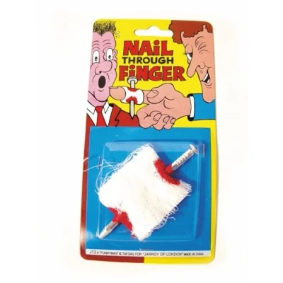 Image of Funnyman Products 86713 Party Pro Nail in The Finger, Multi Colour