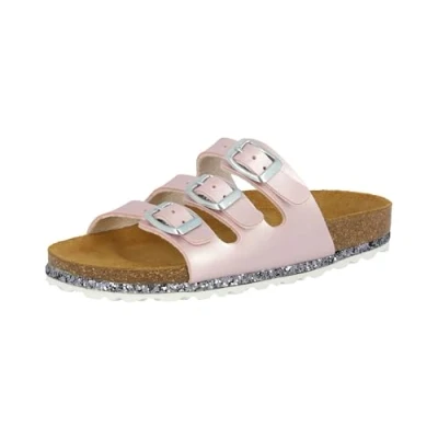 Image of Lico Boy&#039;s Girl&#039;s Bioline Sensation Mules, Pink (Rosa Rosa), 3.5 UK Child