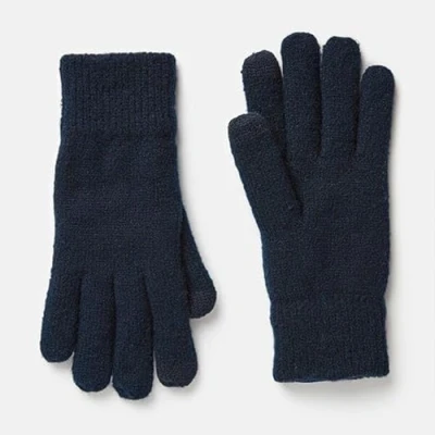 Image of Joules Mens French Navy Bamburgh Gloves Size S M