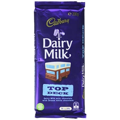 Image of Cadbury Dairy Milk Top Deck 200g Chocolate Bar
