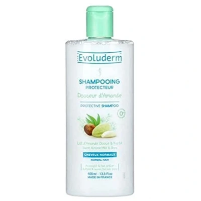 Image of EVOLUDERM Gentle Almond Protective Shampoo 400 ml 95% Natural Origin Vegan Made in France
