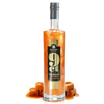Image of Toffee Vodka 70cl Flavoured for Shots, Cocktails, Mocktails, Drink Mixes, &amp; Boozy Treats 9 Carat Shimmering Caramel Raisthorpe Manor, 700ml, 18% Alcohol Volume