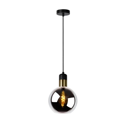 Image of Julius Vintage Pendant Light Ø 20cm 1xE27 Smoke Grey