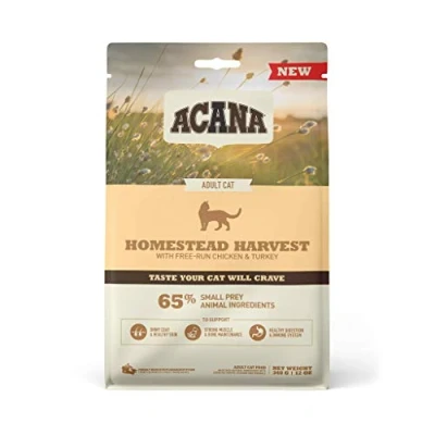 Image of Acana Homestead Harvest Cat Food 340g brown