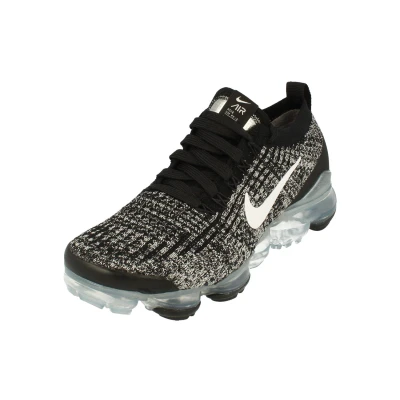 Image of Nike Womens Air Vapormax Flyknit 3 Black Trainers Size UK 4.5
