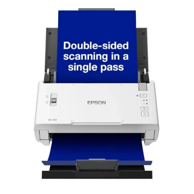 Image of Epson Workforce DS 410 Desktop Sheetfed Business Scanner 26PPM USB