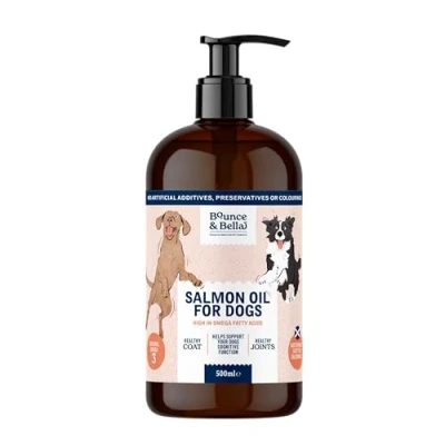 Image of Scottish Salmon oil for dogs UK, Purity Filtered Omega 3 6 9 fish &amp; cats 500ml
