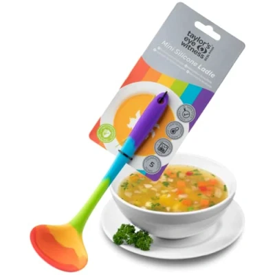 Image of Taylor&#039;s Eye Witness Mini Rainbow Silicone Ladle