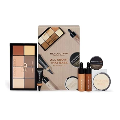 Image of Makeup REVOLUTION BEAUTY All About That Base Set, Medium to Deep Skin tones, 5pcs