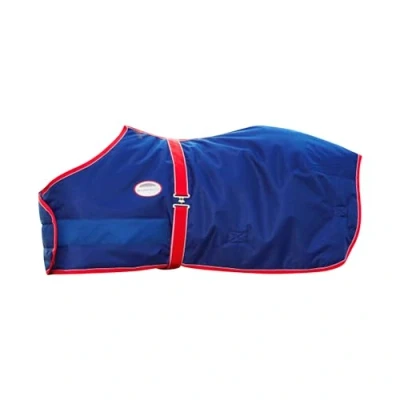 Image of WeatherBeeta 1200D Foal Standard Neck Medium II Horse Rug, Navy/Red/White, 3&#039;6
