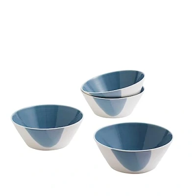Image of Royal Doulton 1069094 Signature Bowl Set, 16cm Diameter, Blue, 4 Pieces
