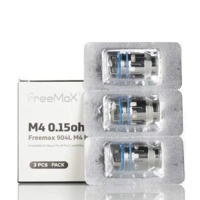 Image of Freemax 904L M Mesh Coils Pack of 3 Series for Pro 2 Tank &amp; M1/M2/M3/M4 Contains No C₁₀H₁₄N₂ (M4 0.15 ohm)