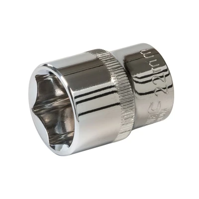 Image of Silverline Socket 1/2&quot; Drive 6pt Metric 22mm