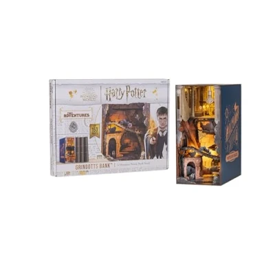 Image of Revell Tiny Adventures, Gringotts Bench Harry Potter, Magic Miniature World of Bank, Handmade Bookend, Perfect for Collectors and Potter Fans
