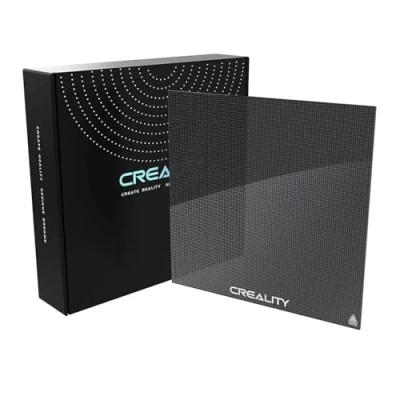 Image of Creality Official Ender 3 Glass Bed Upgraded, High Hardness Durable Platform for 3D Printer, Tempered Build Plate Pro, 5, 5 V2, 235x235x4mm