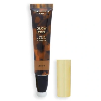 Image of Revolution Pro, Glow Edit, Cream Contour &amp; Bronze, Face Wand, Sculpts Defines Face, Lightweight Creamy Formula, Matte Finish, Medium, 15ml