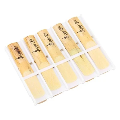 Image of Drfeify Clarinet Reeds, 10pcs B Flat 2.5 Reeds Repair Parts Reed Accessory for Beginners