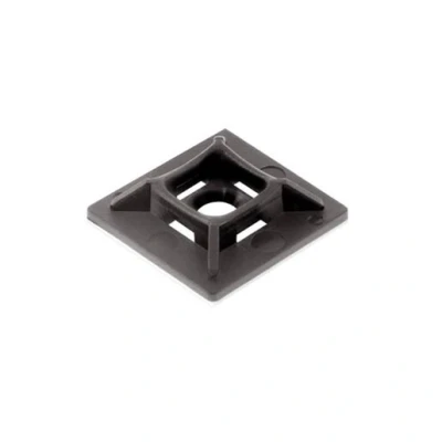 Image of Unicrimp Q Crimp Accessories Two Way Cable Tie Base Black 18.9mm X Qtbb12