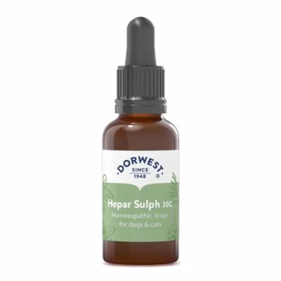 Image of Dorwest Herbs Hepar Sulph 30C Homoeopathic Liquid Remedy for Dogs &amp; Cats 15ml