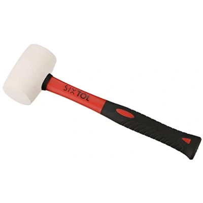 Image of SIXTOL Practical Rubber Hammer TPR with Weight 220 g and Length 285 mm
