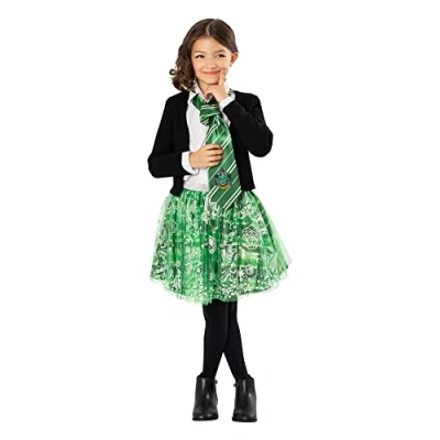 Image of Rubie&#039;s Official Harry Potter Slytherin Child Tutu, Kids Fancy Dress, One Size Age 7 10 years (3013169 10) Halloween