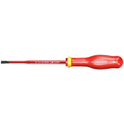 Image of FACOM AT6.5X150TVE Screwdriver PROTWIST Slim 1000 Volts Insulated for Slotted Screws