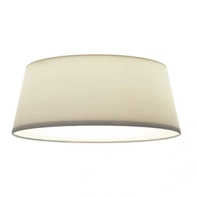 Image of Taiko Cylindrical 33cm Bowl Ceiling Light, Putty Fabric