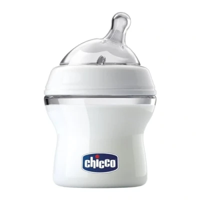 Image of Chicco Natural Feeling Normal Flow Bottle with Inclined Teat, 0M +, 150 Ml [Imported from the European Union]