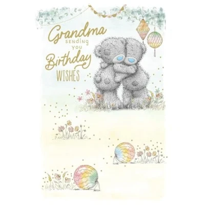 Image of Me To You Tatty Teddy Cute Birthday Card For Grandma Bears Hugging Official Collection
