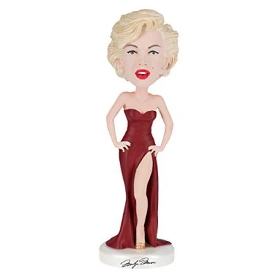 Image of Royal Bobbles Marilyn Monroe Bobblehead, Premium Polyresin Lifelike Figure, Unique Serial Number, Exquisite Detail