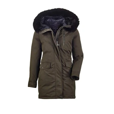 Image of G.I.G.A. DX Women&#039;s Stormiga Wmn Prk C Casual functional parka with Hood, womens, hood., 36335 000, Green anthracite, 36 (EU)