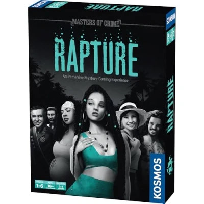 Image of Thames &amp; Kosmos Masters of Crime: Rapture Immersive Crime Solving Card Game, Cooperative Games For Adults and Teens, Board Game Nights, 1 to 6 Players, Age 16+